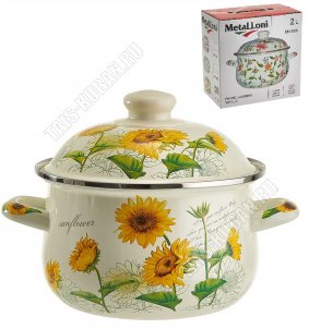 Подсолнухи Кастрюля 2,0л d18см (6) 