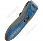 Машинка д/стрижки (аккумулятор) 3Вт,аккум. встроен. 1,2х600 mAh,черный/синий (6)