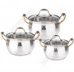 .НАБОР кастрюль 3шт 