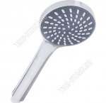 Лейка для душа 1 режим, d9,5см, хром.пластик