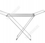 Master H Сушилка д/белья, раб.поверх 18м (h110 175х55см) нерж.сталь 