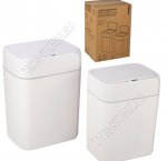 Ведро сенсорн. д/мусора Н-р 2 шт 12+16л, белый (6) Energy
