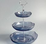 Фруктовница 3х ярусная h33 d13/18/23см 