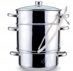 Соковарка нержавеющая сталь 8,0л,3-х ярусная (4)