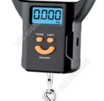 Весы безмен электронные  50 кг,деление 10 грамм, бат. 2*ААA, цвет черный (100)