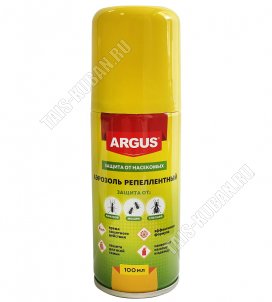 ARGUS Аэрозоль от комаров 100мл (24) 