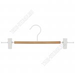 Вешалка (дерево) св.дерево L33см с клипсами, белый (100)