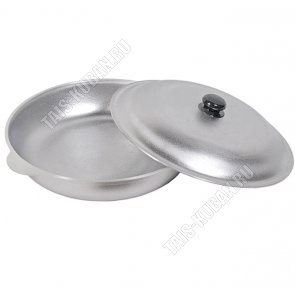 Сковорода-жаровня d30 h6см с металлической крышкой (10) 