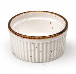 Elegantica Кокотница d8,5см д/запекания, белый с шоколадом ,б/уп