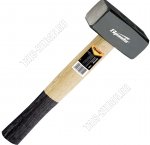 Кувалда кованая головка 1500г, дерев.двухцветная рукоятка 