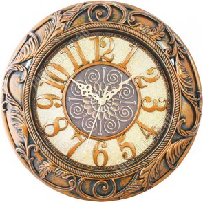 Часы (пластик) кругл.d40см 