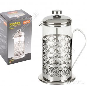 Френч-пресс (стекло+нерж) 