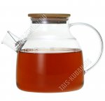 Чайник завар (стекло+бамбуr) 