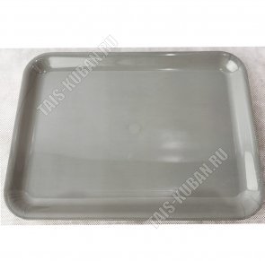 Поднос прямоугольный (32х23см) серый 