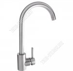 Смеситель для кухни 1-но рычажный, поворотный, высокий излив h35см