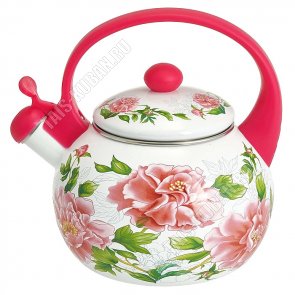 Пионы Чайник 2,5л со свистком (6) 