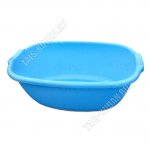 Таз овал 15л с ручк (33х18 h30см) голуб (10) 