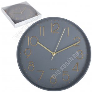 Часы (пластик) круг.d30см