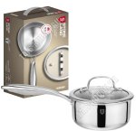 Ковш 2,0л d18см,прямой борт h9см с крышкой (6)