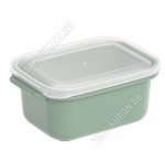 Контейнер прям 2,0л,олива, с крышк. (15х22 h9см) (24)