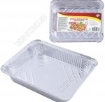 Форма д/выпечки (одноразов) н-р 3шт, прям. 1,04л (21х16 h3,5см) (6)