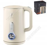 Чайник пластик+нержавеющая сталь 1,7л 2200Вт, бежевый (8) 