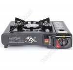 Плита газовая портативная,1конфорка 2,1кВт (34х27 h9см).  цвет черный (6)