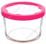 BASIC Баночка 0,22л с фукс.пласт.крышкой б/уп