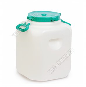 Фляга квадрат 40л, d горла 21,5см (30х30 h54см) (4) 