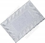 Ажурная салфетка, серебро, прям (30х46см) 