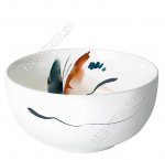 Bloss/Рассвет Салатник d13 h6,5см, белая внутри деколь, б/уп