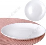 PAMPILLE WHITE Тарелка плоская d19см б/уп (24) Франция