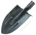 Лопата б/ч штыковая 27х21см. с ребром жесткости, рельс.сталь (10)