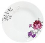 Шебби/Роза бордо Блюдце d15см, б/уп (96)