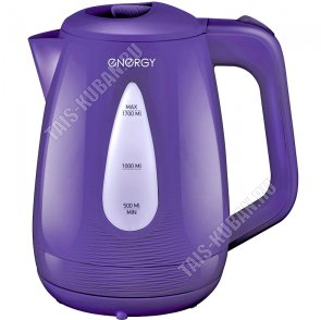 Чайник пластик 1,7л 2200Вт диск,защ.б/воды,индик,съем.фильт,автооткл,фиолетов (12) 