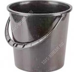 Ведро хоз-ное 7л (d24 h23,5см) черный (10) 