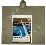 Плащ-пончо 130х120см, PEVA, зеленый (10)