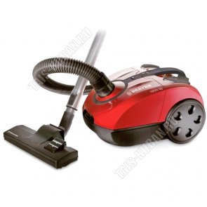 Пылесос 1800Вт мощн.всас.380Вт,пылесбор.2,5л.(мешок),красн/черный 