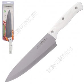 Antique/белый перламутр Нож поварской L20см (6) 