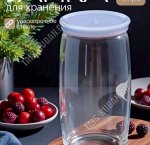 CESNI Банка пласт.крышка 1,5л, кр.голубая б/уп (6)