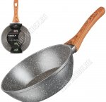 Aquila Сковорода d20 h6см,сер/бел.