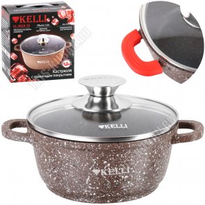 Brown Granite Кастрюля 3,5л d20 h10см (6) 