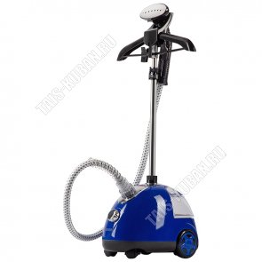 Отпариватель 1800Вт для воды 1,3л, подача пара 25гр/мин, 2 режима отпаривания, цвет синий  (2) 