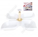 Менажница 4-х секц. 24х24см 