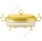 Мармит (стекло) овальный 3,0л 40х20см (12)