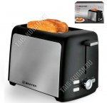 Тостер 800Вт 2 тоста,7реж,черный/серебро (4) 