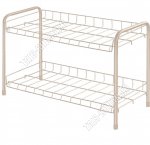 Полка д/обуви 2-х ярусная (66х28 h44см) бежевый