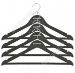 Вешалка (дерево) чёрный Н-р 4шт L44см (12)