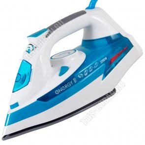 Утюг керам.подошв.2200Вт. пар 20г/вода 300мл,верт.отпар,сух.глажка,спрей,самоочист,син/бел. (10) 