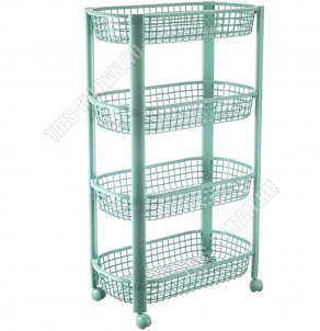 Этажерка 4-х яр (44х31 h94см) фисташк (2) 